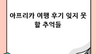 아프리카 54개국의 매혹적인 문화 여정: 꿈같은 여행 계획 세우기