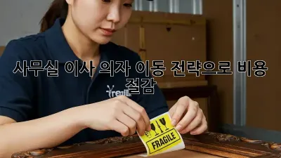 사무실 이사? 의자 이동 전략으로 비용 절감!